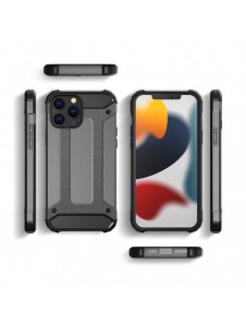 Hybrid Armor Case Tough Rugged Cover for iPhone 13 Pro black