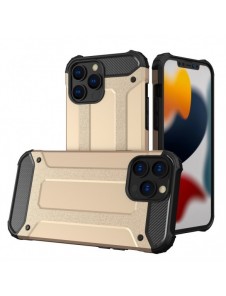 Hybrid Armor Case Tough Rugged Cover for iPhone 13 Pro golden