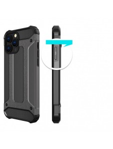 Hybrid Armor Case Tough Rugged Cover for iPhone 13 Pro silver