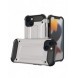 Hybrid Armor Case Tough Rugged Cover for iPhone 13 silver