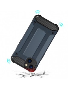 Hybrid Armor Case Tough Rugged Cover for iPhone 13 silver