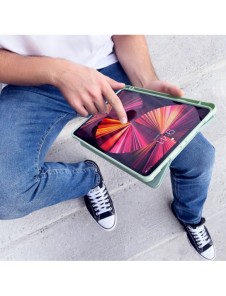 Stand Tablet Case Smart Cover case for iPad Pro 11 '' 2021 with stand function pink