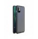 Spring Case clear TPU gel protective cover with colorful frame for Xiaomi Redmi Note 10 5G / Poco M3 Pro black