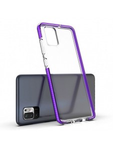 Spring Case clear TPU gel protective cover with colorful frame for Xiaomi Redmi Note 10 5G / Poco M3 Pro mint