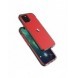 Spring Case clear TPU gel protective cover with colorful frame for iPhone 13 Pro dark blue