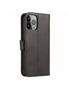 Magnet Case elegant bookcase type case with kickstand for iPhone 13 Pro black