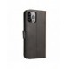 Magnet Case elegant bookcase type case with kickstand for iPhone 13 Pro black