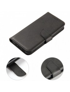 Magnet Case elegant bookcase type case with kickstand for iPhone 13 Pro black