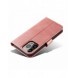 Magnet Case elegant bookcase type case with kickstand for iPhone 13 Pro pink