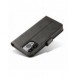 Magnet Case elegant bookcase type case with kickstand for iPhone 13 black