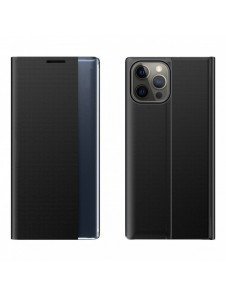 Sleep Case Bookcase Type Case with Smart Window for iPhone 13 Pro black