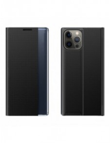 Sleep Case Bookcase Type Case with Smart Window for iPhone 13 Pro black