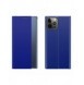 Sleep Case Bookcase Type Case with Smart Window for iPhone 13 Pro blue