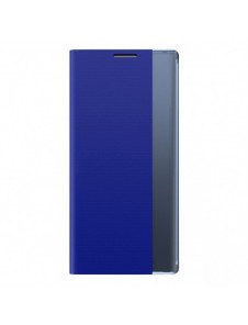 Sleep Case Bookcase Type Case with Smart Window for iPhone 13 Pro blue