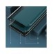 Eco Leather View Case elegant bookcase type case with kickstand for iPhone 13 Pro purple