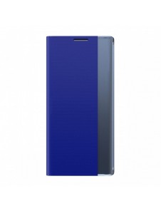 Sleep Case Bookcase Type Case with Smart Window for iPhone 13 blue