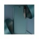 Eco Leather View Case elegant bookcase type case with kickstand for iPhone 13 blue