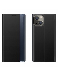 Sleep Case Bookcase Type Case with Smart Window for iPhone 13 mini black
