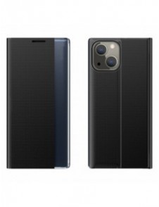 Sleep Case Bookcase Type Case with Smart Window for iPhone 13 mini black