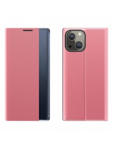 Sleep Case Bookcase Type Case with Smart Window for iPhone 13 mini pink