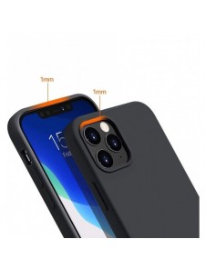 Silikonfodral Mjukt flexibelt gummiskal till iPhone 13 Pro svart