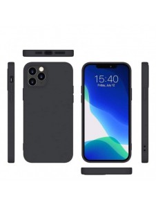 Silikonfodral Mjukt flexibelt gummiskal till iPhone 13 Pro svart