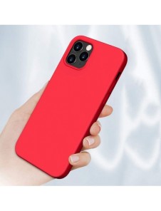 Silikonfodral Mjukt flexibelt gummiskal till iPhone 13 Pro röd