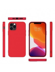 Silikonfodral Mjukt flexibelt gummiskal till iPhone 13 Pro röd
