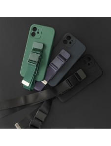 Repfodral gelfodral med snodd kedja handväska lanyard Samsung Galaxy A51 röd