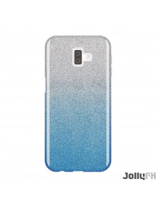 Blå och väldigt snyggt skydd till Samsung Galaxy J6 Plus 2018 J610.