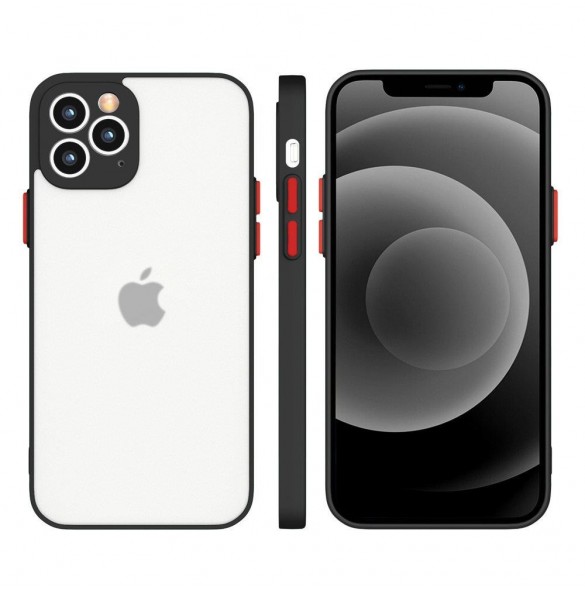 Milky Case silikon flexibelt genomskinligt fodral för Xiaomi Poco X3 NFC svart