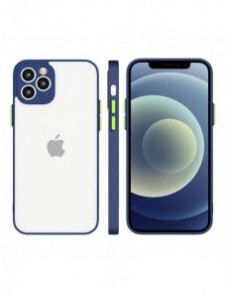 Milky Case Silikon flexibelt genomskinligt fodral för Xiaomi Redmi Note 10 Pro / 10 Pro Max Marinblå