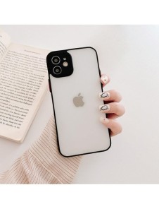 Milky Case silikon flexibelt genomskinligt fodral för Samsung Galaxy A22 4G svart