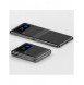 Plätering Fodral hårt fodral Galvanisering ram Skal till Samsung Galaxy Z Flip 3 svart