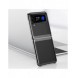 Plätering Fodral hårt fodral Galvanisering ram Skal till Samsung Galaxy Z Flip 3 svart