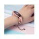 Ersättningsarmbandsarmband i metall för Xiaomi Mi Band 6/5/4/3 rosa