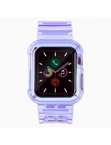 Strap Light Set ersättningsband remfodral för Watch 6 44mm / Watch 5 44mm / Watch 4 44mm / Watch SE 44mm lila