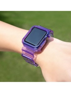 Strap Light Set ersättningsband remfodral för Watch 6 44mm / Watch 5 44mm / Watch 4 44mm / Watch SE 44mm lila