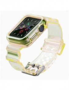 Strap Light Set ersättningsbandsremfodral för Watch 3 38mm / Watch 2 38mm yellow
