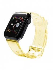 Rem Light ersättningsbandsrem för Watch 6 / 5 / 4 / 3 / 2 (40mm / 38mm) gul