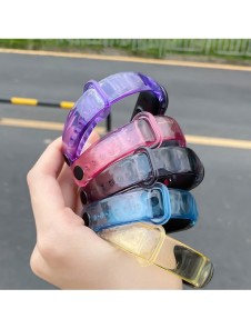 Ersättande silikonbandsrem till Xiaomi Mi Band 6/5 svart