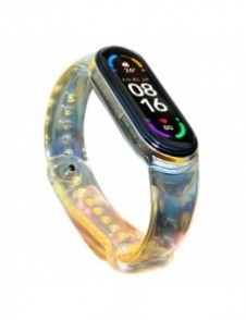 Ersättande silikonbandsrem för Xiaomi Mi Band 6/5 gul