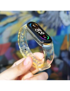 Ersättande silikonbandsrem för Xiaomi Mi Band 6/5 gul