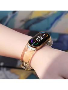 Ersättande silikonbandsrem för Xiaomi Mi Band 6/5 gul