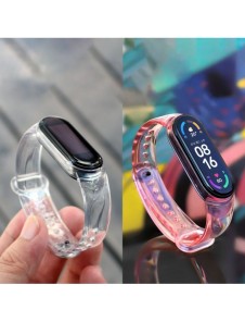 Ersättande silikonbandsrem för Xiaomi Mi Band 6/5 gul