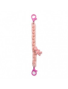 Color Chain (rep) färgglad kedja telefonhållare hänge för ryggsäck plånbok rosa
