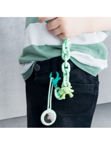 Color Chain (rep) färgglad kedja telefonhållare hänge för ryggsäck plånbok gul