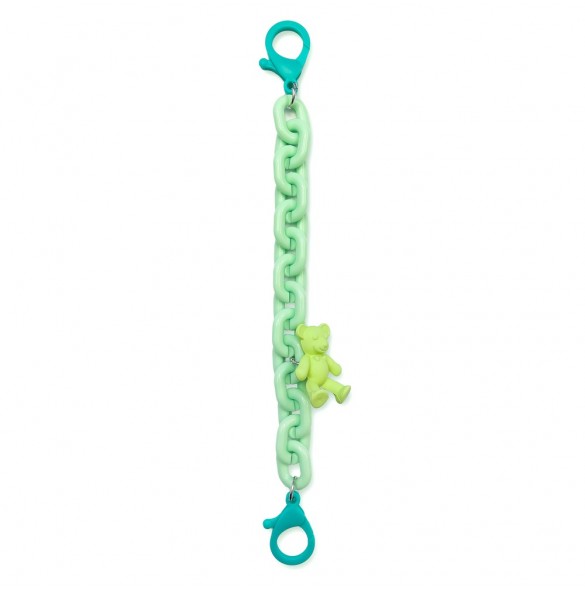 Color Chain (rep) färgglad kedja telefonhållare hänge för ryggsäck plånbok grön