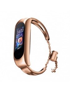 Ersättningsarmbandsarmband i metall för Xiaomi Mi Band 6/5/4/3 roséguld