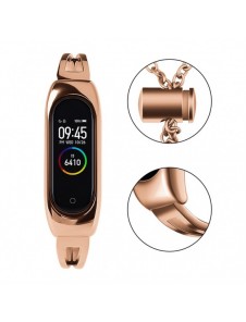 Ersättningsarmbandsarmband i metall för Xiaomi Mi Band 6/5/4/3 roséguld